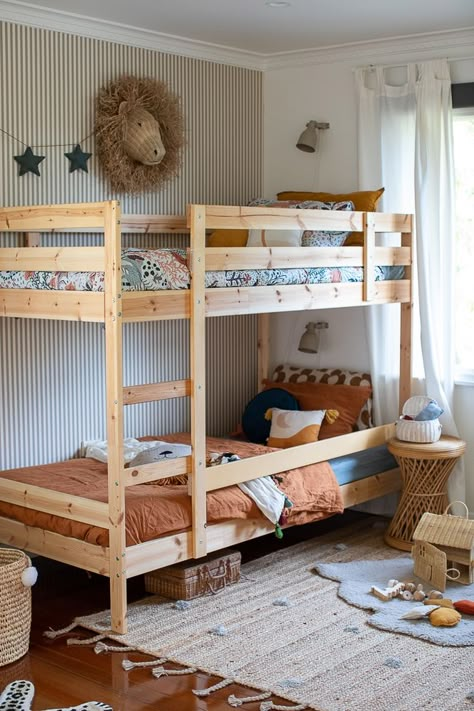 Girls Bunk Beds, Nursery Makeover, Boys Shared Bedroom, Kids Shared Bedroom, Shared Girls Bedroom, Shared Kids Room, Pink Bedroom For Girls, Best Room, Kids Bedroom Inspiration