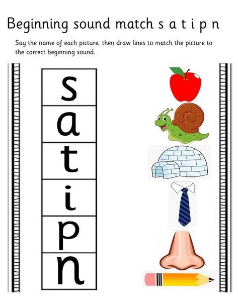 A Letter Sound Worksheets Letter Sound Worksheets, Eating Manners, Jolly Phonics Printable, Beginning Kindergarten, Beginning Sounds Kindergarten, Initial Sounds Worksheets, Beginning Sound Worksheets, Jolly Phonics Activities, Phonics Learning