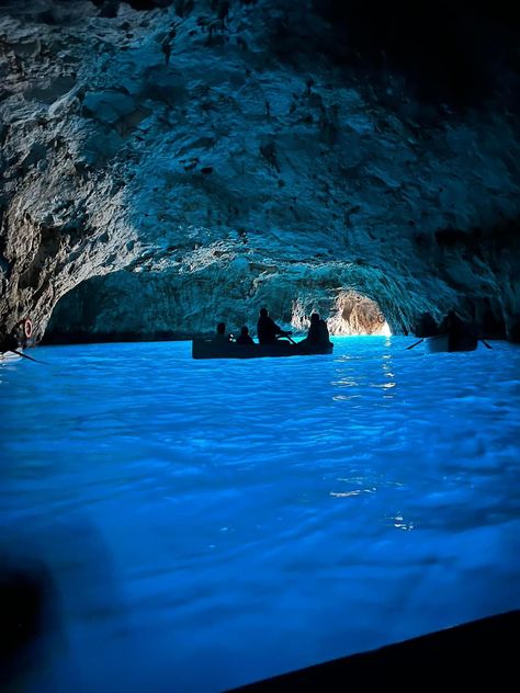 Capri Blue Grotto Capri Italy Blue Grotto, Blue Grotto Capri, Blue Grotto, Capri Italy, Adventure Aesthetic, Italy Aesthetic, Naples Italy, Dream Travel Destinations, Beaches In The World