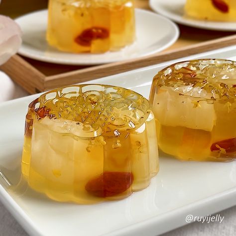 NA Jelly Mooncake, Mousse Desserts, Agar Agar Jelly, Mooncake Recipe, Agar Jelly, Mousse Dessert, Agar Agar, Mooncake, Caster Sugar