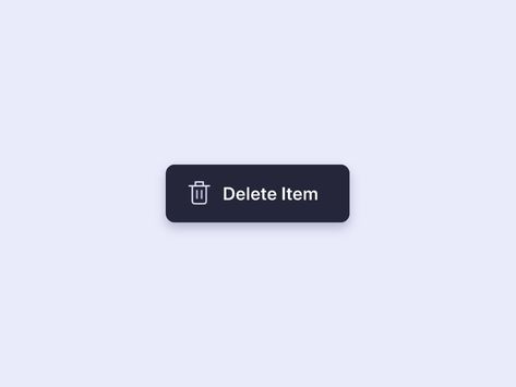 Created a trash/delete button based on this concept from Paarth Desai.View on Codepen - Twitter - Instagram Delete Button, Popular Shots, Ui Buttons, Best Ui Design, Ui Animation, Motion Graphics Inspiration, Life App, Motion Graphics Design, Ui Design Inspiration