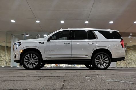 White Tahoe, Chevrolet Suv, Denali Truck, Dream Cars Range Rovers, White Suv, Gmc Suv, Gmc Denali, Range Rover Hse, Gmc Yukon Denali