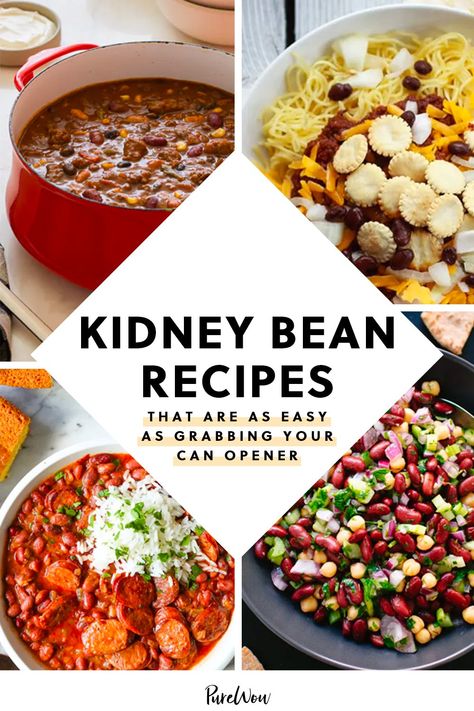 20 Kidney Bean Recipes That Are as Easy as Grabbing Your Can Opener Magnus Method, Kidney Bean Recipes, Kidney Bean Soup, Beans Recipe Healthy, Beans Recipe Crockpot, Easy Chicken Chili, Dry Beans Recipe, Red Beans Recipe, Recipes With Kidney Beans