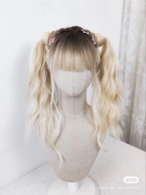 Hiar Stail, Aesthetic Hairstyles, Hair Style Korea, Kpop Hair, Long Hair Tutorial, Kawaii Hairstyles, Hairdo For Long Hair, Hair Stylist Life, Front Lace Wigs Human Hair