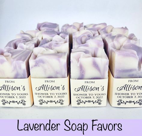 Bridal Shower Soaps Party Favors, Wedding Shower Lavender, Purple Wedding Favors For Guests, Lavender And Gold Bridal Shower Ideas, Lavender And White Bridal Shower Ideas, Bridal Shower Ideas Purple Theme, Lavender Love Bridal Shower Theme, Lavender Wedding Shower Ideas, Lavender Party Favors