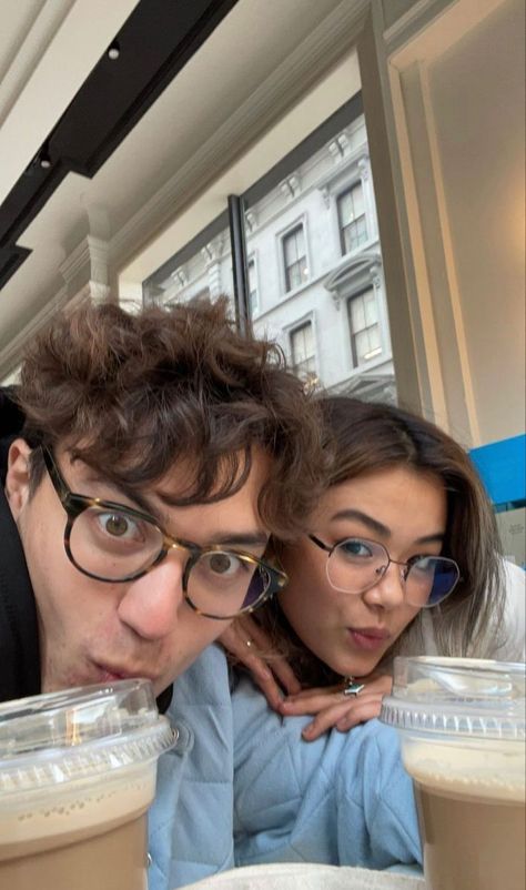 Nerdy Bf And Pretty Gf, Couple With Glasses, Guy Best Friend Aesthetic, Glasses Couple, Couple Glasses, Couple Selfies, My Kind Of Love, The Love Club, This Is Love