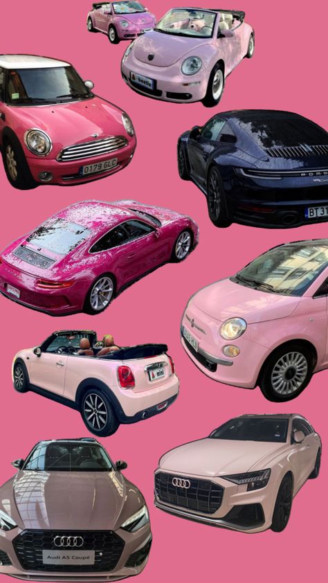 Pink blushy Fiat 500 Fiat 500 Pink, Inspo Wallpaper, Fiat Cars, Girly Car, Future Car, Fiat 500, Car Garage, Dream Cars, Cars