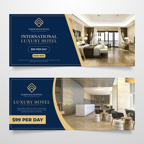 Banner Interior Design, Billboard Architecture, Hotel Banner Design, Hotel Marketing Design, Hoarding Design, Real Estate Banner, Hotel Ads, Cat Logo Design, Banner Design Layout