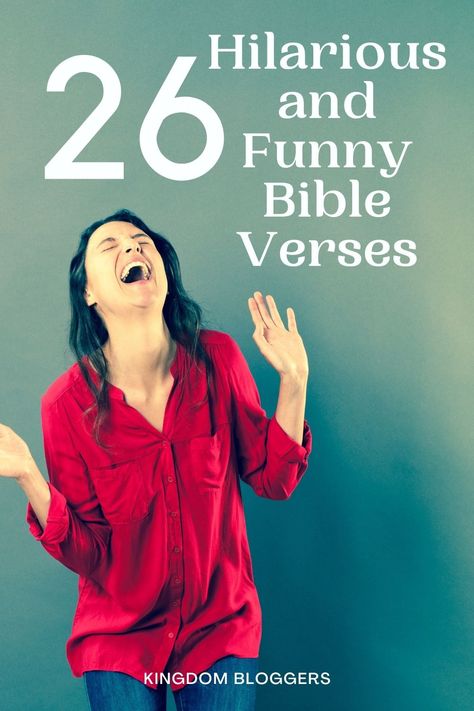 Who knew the Bible could be funny? These 26 hilariously funny Bible verses will have you rolling on the floor in laughter! Funny Bible Verses, Funny Bible, Bible Verses For Hard Times, Funny Christian Quotes, Bear Quote, Bible Verses About Strength, Bible Humor, Bible Verses About Love, Womens Bible Study