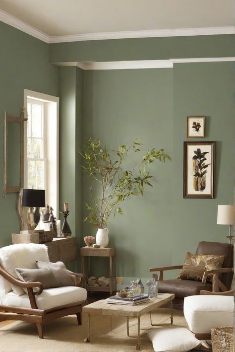 home decor interior design, home interior design, space planning, kitchen designs Focus Wall Living Room Paint Colors, Focus Wall Living Room, Green Paint For Living Room, Color For Living Room Walls, Color For Living Room, Paint Guide, Paint For Kitchen Walls, Office Paint, Focus Wall