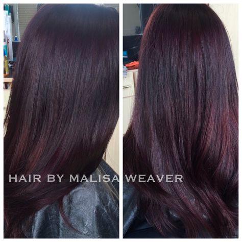 Client had old red brown ombre and we turned it into this this rich #merlot #deepredhair for fall! Using #lanzahealinghaircare 3 oz. of 5R and 1 oz. of 5V 10 vol. always with #brazilianbondbuilder to add incredible shine and color sustainability! #Fallhair #behindthechair #modernsalon #salonlofts #redhair #burgandyhair #columbus #ohio #asseenincolumbus Red Brown Ombre, Merlot Hair, Deep Red Hair, Long Hair Video, Wedding Guest Hairstyles, Nail Styles, Brown Ombre, Party Hairstyles, Girly Stuff