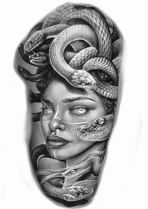 Medusa Inner Bicep Tattoo, Medusa Tattoo Bicep, Tattoo Bicep, Inside Bicep Tattoo, Tattoo Medusa, Tattoo Arrow, Arrow Designs, Inner Bicep Tattoo, Medusa Tattoo Design