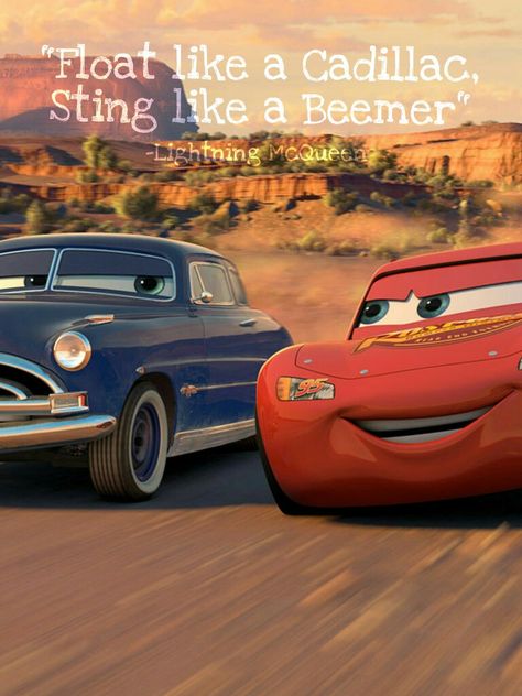 Lightning McQueen and Doc Hudson Hornet Doc Hudson Wallpaper, Lightning Mcqueen Quotes, Cars Movie Quotes, برق بنزين, Flash Mcqueen, Disney Cars Wallpaper, Disney Cars Movie, Hudson Car, Doc Hudson