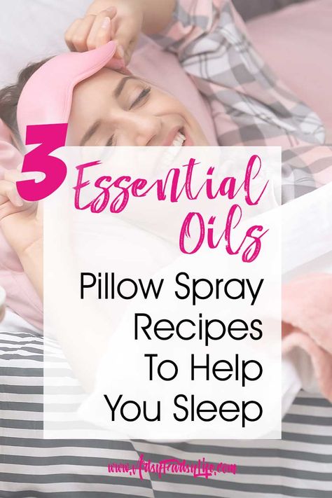 Diy Pillow Spray, Essential Oils Diy, Essential Oil Spray Recipes, Essential Oils For Colds, Sleep Spray, Diy Pillow, Essential Oils For Headaches, Oils For Sleep, Essential Oil Spray