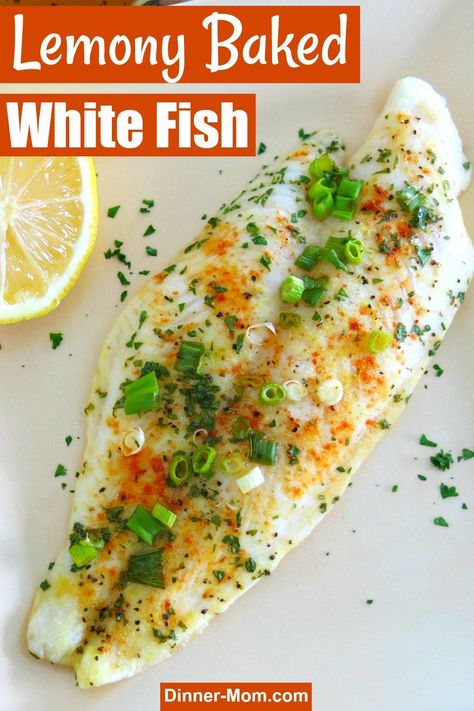 White Fish Recipes Healthy, White Fish Recipes Baked, Baked White Fish, Basa Fish Recipes, White Fish Recipes, Fish Recipes Baked, Fish Dinner Recipes, Fish Recipes Healthy, Fettuccine Alfredo