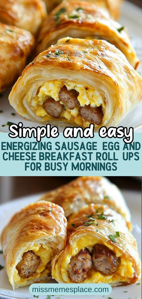 Kickstart your day with these easy Sausage, Egg and Cheese Breakfast Roll-Ups! Perfect for hectic mornings, these delicious roll-ups combine savory breakfast sausage, fluffy scrambled eggs, and melted cheese all wrapped in a warm tortilla. Customizable with veggies or alternative cheeses, they are a nutritious and satisfying way to fuel your day. Quick prep and simple ingredients make these roll-ups a go-to breakfast that everyone will love! Fluffy Scrambled Eggs, Tortilla Rolls, Scrambled Eggs Recipe, Cheese Breakfast, Breakfast Rolls, Egg And Cheese, Egg Roll Recipes, Breakfast Sausage, Sausage And Egg