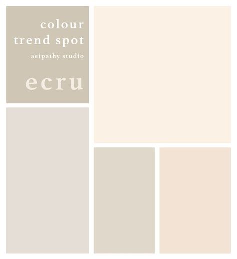 Nude Color Palette, Spring Wedding Color Palette, Colour Trend, Modern Minimalist Wedding, Ecru Color, Color Palette Design, You Know It, Fashion World, Natural Material