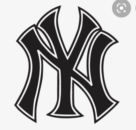 Ny Yankees Logo, Yankees Shirt, Logo Outline, New York Yankees Logo, Reggie Jackson, Yankees Logo, New York Yankees Baseball, Stickers Design, Yankees Baseball