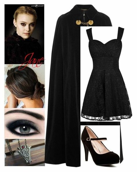 Jane Costume, Jane Volturi, Twilight Fashion, Movie Character Outfits, Twilight Party, Twilight Outfits, Vampire Look, Vampire Costumes, Victorian Gown