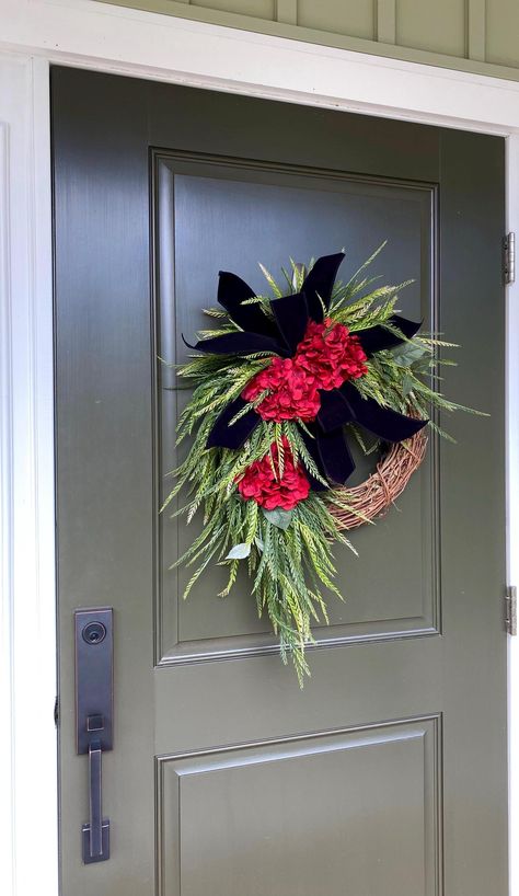 Diy wreaths for front door christmas