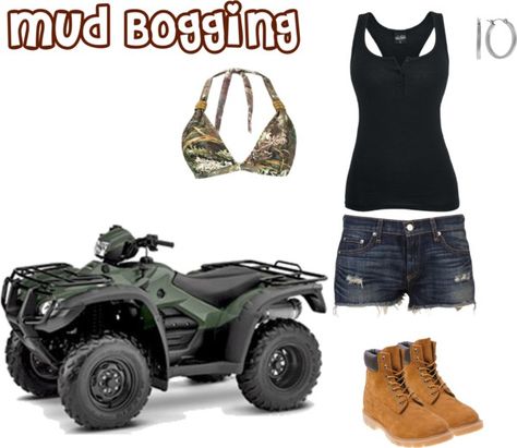 "Mud Bogging" by meganroseczopek on Polyvore Mud Bogging Outfit, Mudding Outfit, Mud Bogging, Mud Bog, Self Thought, Dream Outfits, Summer Beauty, Country Girl, Country Outfits