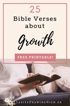 Verses About Growth, Bible Verses About Growth, Growing Spiritually, Faith Verses, Bible Verse Memorization, Christian Printables, Faith Inspiration, Scripture Quotes, Verse Quotes