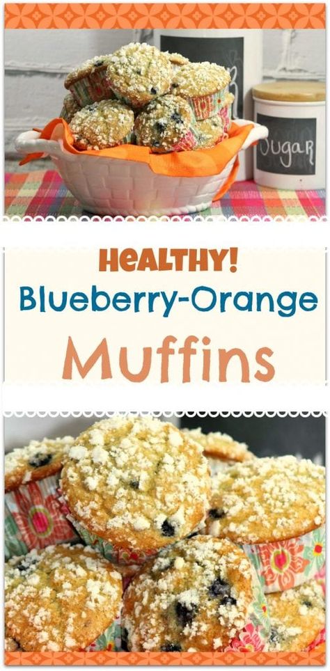 Blueberry Orange Muffins, Orange Muffin Recipe, Mom Meals, Blueberry Orange, Orange Muffins, Healthy Blueberry, Breakfast Sweets, Simple Food, Real Mom