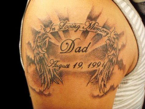 50 Designs You Should See Before Getting a Memorial Tattoo R.i.p Tattoos For Men, Tattoos For Dad, Tattoos For Dad Memorial, Family Quotes Tattoos, Memorial Tattoo Designs, Mom Dad Tattoo Designs, Rip Tattoo, Brother Tattoos