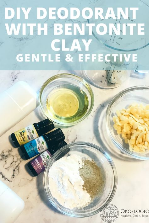 Make a switch to homemade deodorant with bentonite clay to avoid exposure to aluminum and other harmful chemicals that lurk in commercial antiperspirants. #homemade #diy #natural #deodorant #bodycare via @joanna8278 Deodorant Alternatives, Natural Deodorant Recipe, Diy Natural Deodorant, Homemade Deodorant Recipe, Baking Soda Free Deodorant, Deodorant Recipes, Organic Deodorant, Diy Deodorant, Homemade Deodorant