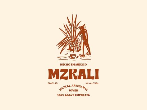 Mezcal branding @gaswey by Mike Cortes on Dribbble Mezcal Branding, Mezcal Brands, Logo Creation, Studio Logo, Tequila, Innovation Design, Logo Branding, Creative Professional, Global Community