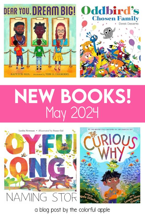 It's time for more books! I get so excited every month when new picture books come out and this month, there are quite a few! Check out these new May picture books that were released in 2024. Best Toddler Books, Nonfiction Books For Kids, Popular Childrens Books, Kindergarten Books, Old Library, Best Children Books, New Children's Books, Read Alouds, New Picture