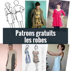 Patrons gratuits: les robes Simple Ootd, Free Pattern, Sewing Patterns, Couture, Sewing, Women's Top, Pattern, Dresses