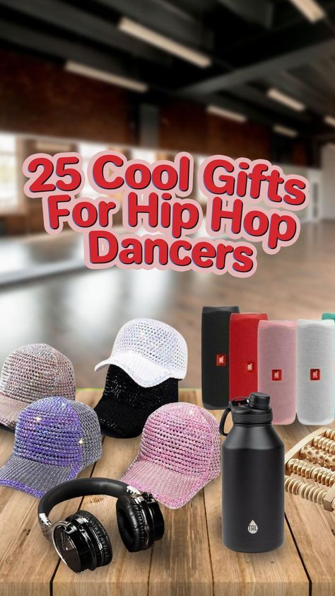 If you’ve been searching all around the internet trying to find cool gifts for your favorite hip hop dancer, this is the right stop for you! We have sorted 25 cool gifts for hip hop dancers that are going to suit their style. Not only are they cool, these gifts are going to be useful for them, too. Read more to find out what they are! #christmasideas #giftideas #thebestgift #christmasgiftideas #usefulgifts #christmasgift #gifts #giftsforchristmas #coolgifts Hiphop Dancer, Hiphop Girl, Swag Items, Concert Gift, Dance Books, Dance Recital Gifts, Hip Hop Dancer, Hip Hop Poster, Dancer Wear