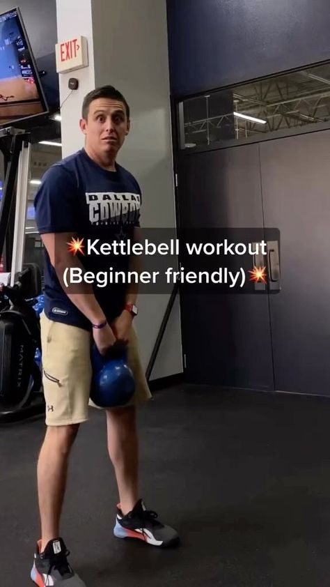 29K views · 574 reactions | Kettlebell Beginner friendly workout 📌Save for later and tag a friend! The Workout: 15 Deadlifts 5 push press each side 10 squats 15 swings 2-5 rounds Use a weight that weights anywhere from 10-20 lbs for beginners. Make sure to keep good form. #bustostraining #fitnesstips #workouttips #abilene #personaltrainer #fitnesscouple #kettlebell #wod #fitnessmotivation | Bustostraining | The Chainsmokers · Make Me Feel Beginner Friendly Workout, Kettlebell Wod, Kettlebell Workout Beginner, Kettlebell Workout Routines, Full Body Kettlebell Workout, The Chainsmokers, Abs And Cardio Workout, Martial Arts Workout, Chainsmokers