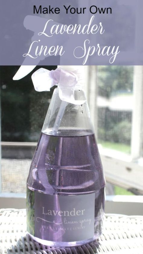 Lavender Linen Spray, Lavender Crafts, Lavender Linen, Săpunuri Handmade, Lavender Spray, Healthy Routine, Cleaning Recipes, Cleaners Homemade, Linen Spray