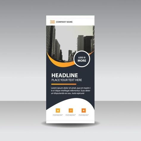 Roll up with orange and black shapes | Free Vector #Freepik #freevector #brochure Logo Aniversario, Pull Up Banner Design, Standing Banner, Standing Banner Design, Business Budget Template, Poster Business, Black Shapes, Banner Design Layout, Roll Up Design