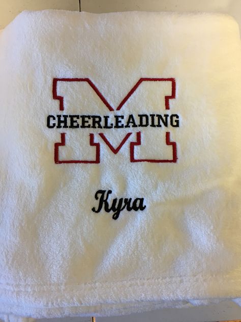 Cheerleading State Gifts, Cheerleading Team Name Crew Neck Sweatshirt, Cheerleading Blankets Gifts, Cheer Pillowcase Ideas, Cheer Embroidery Design, Cheer Blankets, Pillowcase Ideas, Cheerleading Team Gifts, Cheerleading Team