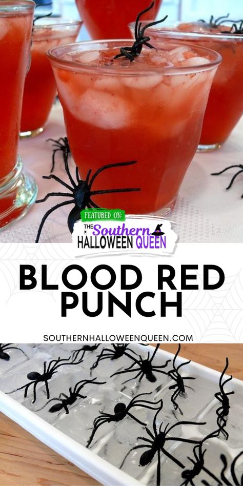 Halloween Red Punch, Red Non Alcoholic Punch, Red Halloween Punch Alcohol, Blood Punch Halloween, Red Punch Recipe Non Alcoholic, Red Punch Recipes, Blood Punch, Halloween Punch For Kids, Punch Recipes For Kids