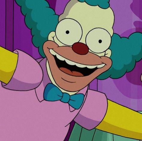 the simpsons krusty the clown aesthetic icons The Simpsons Pfp, Crusty The Clown, Simpsons Pfp, Simpsons Krusty, Clown Aesthetic, Krusty The Clown, Clown Tattoo, The Simpson, Cartoon Tattoos