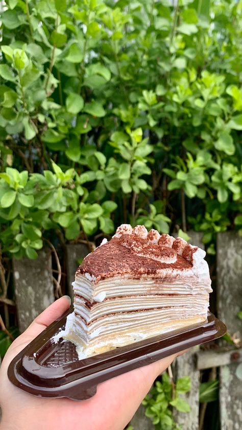 Mile Crepes Cake Aesthetic, Mille Crepe Cake Aesthetic, Mile Crepes Cake, Miles Crepes, Crepe Cake Aesthetic, Crepes Cake, Mille Crepe Cake, Mille Crepes, Mille Crepe