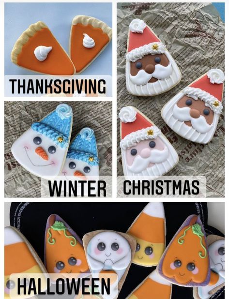 Cookie Flips, Cookie Bucket, Candy Corn Cookie, 3 Cookies, Royal Icing Cookies Recipe, 1 Cookies, Cookie Decorating Icing, Candy Corn Cookies, Icing Ideas