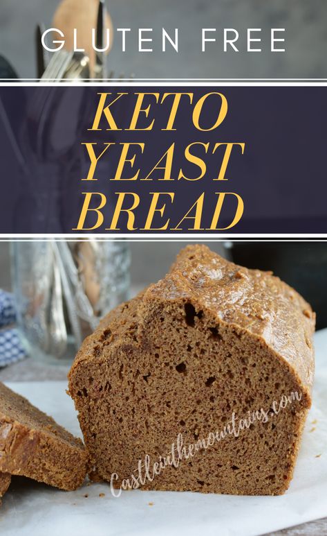 Keto Yeast Bread, Gluten Free Sandwich Bread, Low Carb Sandwiches, Almond Flour Bread, Gluten Free Sandwiches, Best Keto Bread, Real Bread, Keto Diet Breakfast, Yeast Bread Recipes