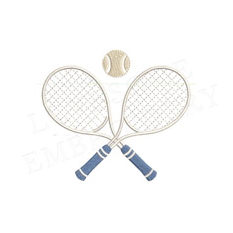 This listing includes tennis rackets design for machine embroidery in one size, appr. in 3inch size.  This machine embroidery design is for 4x4 and bigger embroidery hoops. Great for stitching on sports themed items as a gift for a tennis lover. Either you are a DIYer or a small business owner, our embroidery files are perfect for your projects. **These are digital machine embroidery files which need an embroidery machine to stitch out. ** >> DETAILS For stitch count, size and color chart, you can see the data sheet given in the listing images. >> FORMATS INCLUDED - Instant download is available for DST, EXP, HUS, JEF, JEF+, PES, VIP, VP3, SEW and XXX. - BX file is also available for instant download included in the font listings. - If you need another file format, pls convo me before purc Tennis Embroidery, Sports Embroidery, Tennis Rackets, Embroidery Motifs, Sports Theme, Data Sheets, File Format, Small Business Owner, Machine Embroidery Design