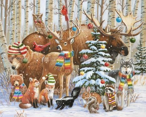 Larger Piece Jigsaw Puzzles, 300 Pieces Jigsaw Puzzle, Christmas Jigsaw Puzzles, Bits And Pieces, Puzzle Design, 1000 Piece Jigsaw Puzzles, Art Licensing, Magical Forest, Holiday Art