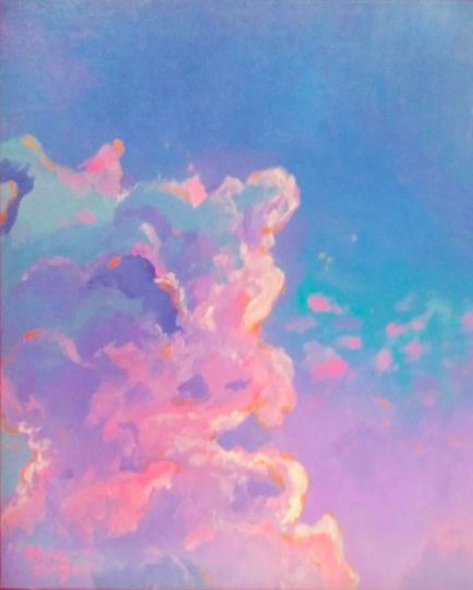 Whimsical Clouds Painting, Clouds And Flowers Painting, Cotton Candy Clouds Painting, Pastel Acrylic Painting Aesthetic, Abstract Clouds Illustration, Dreamy Clouds Painting, Dreamy Abstract Art, Pastel Clouds Painting, Pastel Painting Ideas Acrylics