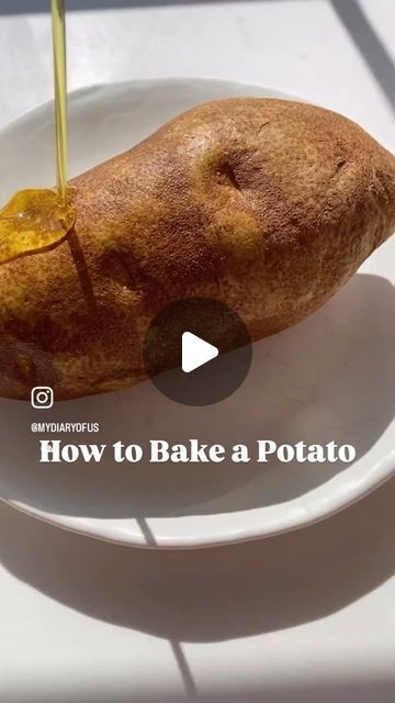 Leigh Ann | Food + Family on Instagram: "I am making baked potatoes for dinner tonight and while baking a potato might is pretty easy, but I have a few tips to ensure you end up with the perfect salty crispy potato skin that stays creamy and tender inside. After baking, you can top it with whatever toppings that you love! 🥔🧈

Here are my top tips for the perfect baked potato:🥔

-Preheat the oven to 450 degrees.
-Poke holes in the potato and rub with olive oil and sprinkle with kosher salt all over.
-Place onto a baking sheet and bake for one hour or until tender to the touch.
-Slice open and fill with whatever toppings that you like.

For the air fryer: Simply follow the same steps and cook for 30-40 minutes turning once until tender.

If you found this video helpful, share this video a How To Bake Potatoes In Oven, Backed Potatoe, Best Way To Bake Potatoes, Bake Potatoes In Oven, Baked Potatoes In The Oven, Potatoes For Dinner, Oven Baked Potato, Crispy Potato Skins, Baked Potato Toppings