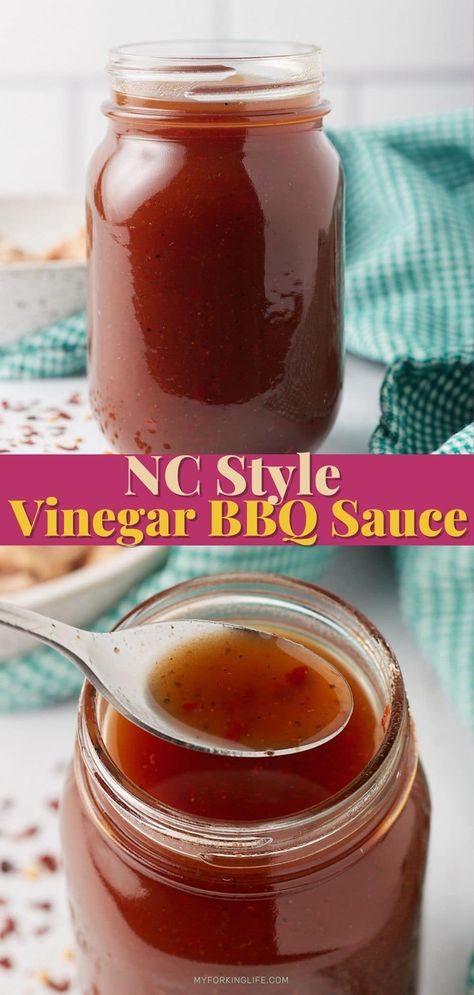 Pulled Pork Sauce Recipe, Carolina Vinegar Bbq Sauce, Nc Bbq Sauce, Pulled Pork Bbq Sauce, Vinegar Based Bbq Sauce, Pulled Pork Sauce, North Carolina Style, Vinegar Bbq Sauce, Bbq Sauce Homemade Easy