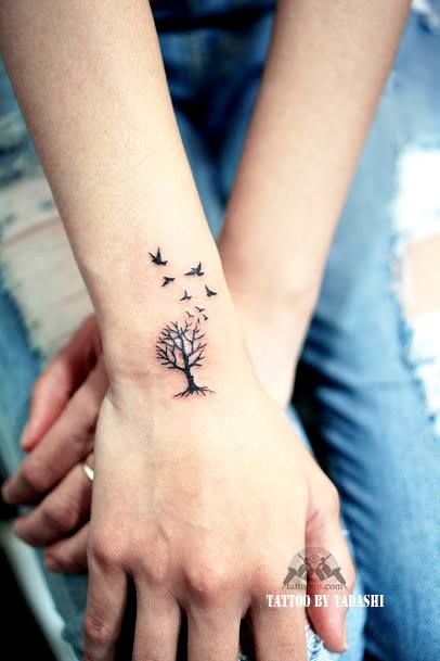 Small Tree Tattoo, Small Remembrance Tattoos, Forearm Tattoo Girl, World Map Tattoos, Tree Tattoos, Remembrance Tattoos, Small Tats, Map Tattoos, Tree Of Life Tattoo