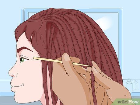 Image titled Make Dreads Lock Faster Step 13 How To Grow Dreadlocks, How To Make Dreads, Starting Dreads, Backcombed Hairstyles, Rasta Hair, Lemonade Braids Hairstyles, Crochet Dreads, Beautiful Dreadlocks, Beautiful Gray Hair