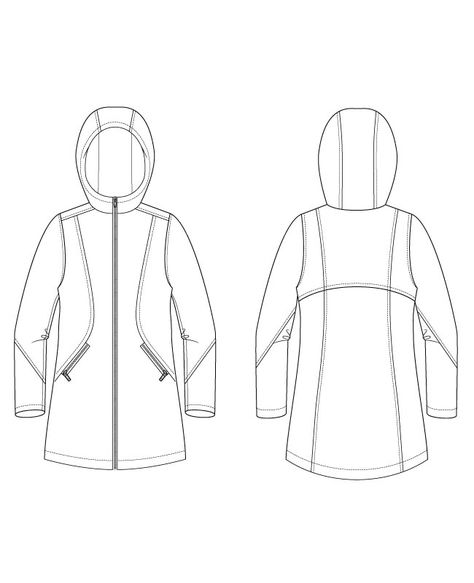 Introducing the Andes Jacket PDF Sewing Pattern: Your Perfect Companion for Chilly Adventures | Itch to Stitch Jacket Sewing Patterns, Jacket Sewing Pattern, Jacket Sewing, Bridal Shirts, Dungaree Dress, Jacket Pattern Sewing, Pattern Brands, C Cup, Long Sleeve Knit Dress